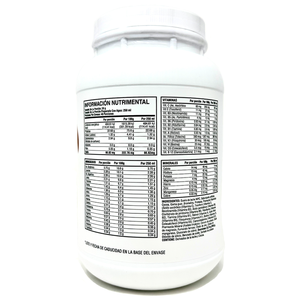 SDA Whey + Proteína aislada de suero de leche – Sabor Chocolate - Image 2